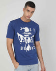 T-SHIRT STAMPA EAGLE BLUE