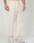 PANTALONI RICAMO STAMPA GOTICA CREAM