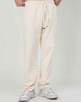 PANTALONI RICAMO STAMPA GOTICA CREAM