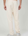 PANTALONI RICAMO STAMPA GOTICA CREAM