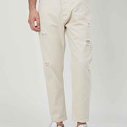 CREAM BREAKING BULL PANTS