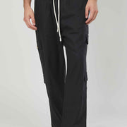 PANTALONI CARGO LINO TASCHE BLACK