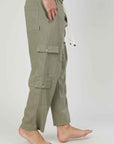 CARGO LINO TROUSERS KICK POCKETS