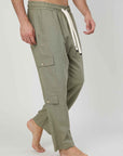 CARGO LINO TROUSERS KICK POCKETS