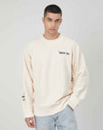 SWEATSHIRT B SIDE UNISEX CREAM