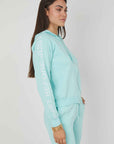 MAGLIA ZIP JACQUARD LOGO TIFFANY