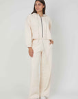 ZIP SWEATSHIRT NOT ORDINARY CREAM