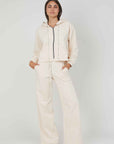 ZIP SWEATSHIRT NOT ORDINARY CREAM