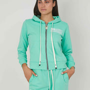 GREEN LIGHT PRESS ZIP SWEATSHIRT