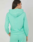 GREEN LIGHT PRESS ZIP SWEATSHIRT