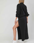 LONG SIDE BUTTONS BLACK