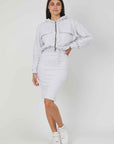 FELPA ZIP TASCONI LIGHT GREY