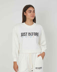 JUST BEFORE COUTURE OFF WHITE SWEATSHIP