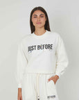 JUST BEFORE COUTURE OFF WHITE SWEATSHIP
