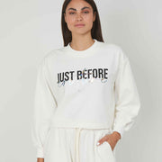 JUST BEFORE COUTURE OFF WHITE SWEATSHIP