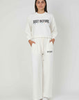JUST BEFORE COUTURE OFF WHITE SWEATSHIP