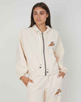 SAND CUPID CLEARANCE ZIP SWEATSHIRT