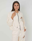 SAND CUPID CLEARANCE ZIP SWEATSHIRT