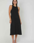 ABITO IN JERSEY SMANICATO BLACK