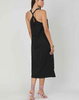 ABITO IN JERSEY SMANICATO BLACK