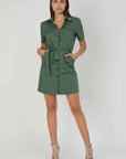 ABITO POPELINE SAFARI MILITARY