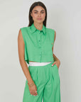LIGHT GREEN LINO SMANCED SHIRT
