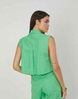 LIGHT GREEN LINO SMANCED SHIRT
