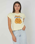 T-SHIRT ORSETTO FRIENDS YELLOW