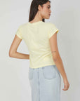 T-SHIRT ORSETTO FRIENDS YELLOW