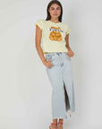 T-SHIRT ORSETTO FRIENDS YELLOW