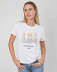 T-SHIRT LOGO ARCOBALENO WHITE