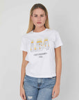 T-SHIRT LOGO ARCOBALENO WHITE