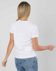 T-SHIRT LOGO ARCOBALENO WHITE