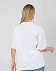 T-SHIRT LOGO LAMINATO WHITE