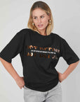 T-SHIRT LOGO LAMINATO BLACK
