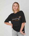 T-SHIRT LOGO LAMINATO BLACK