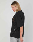 T-SHIRT LOGO LAMINATO BLACK