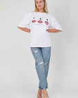 WHITE LIP PRESS T-SHIRT