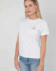 T-SHIRT PIN STRASS WHITE