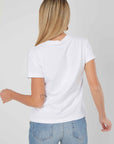 T-SHIRT PIN STRASS WHITE