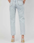 JEANS STRASS A CASCATA LIGHT BLUE