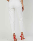 JEANS SLIM FIT ROTTURE WHITE