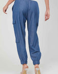 CARGO CHAMBRAY DENIM PANTS