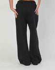 PANTALONI FELPA BOTTONI BLACK