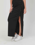 LONG SIDE BUTTONS BLACK