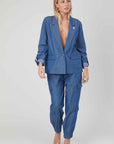 BLAZER CHAMBRAY DEMIN