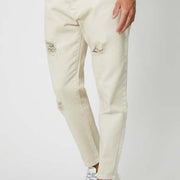 JEANS REGULAR ROTTURE WHITE