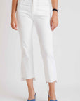 JEANS CROPPED WHITE