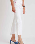 JEANS CROPPED WHITE