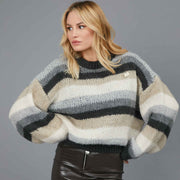 STRIPED OVER SWEATER